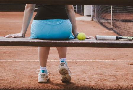 Sosete Tenis - Sosete scurte pentru tenis Fusion White Turquoise