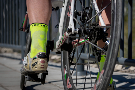 Sosete pentru ciclism CYCLING LIGHT SOCKS Fluo Yellow [3]