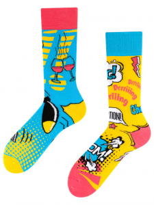 Sosete amuzante unisex - Sosete bumbac Boom