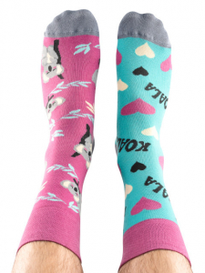 Sosete amuzante unisex - Sosete bumbac Crazy Koala