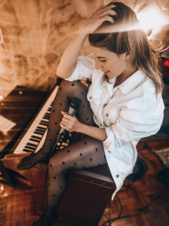 Ciorapi dama Eva cu buline 20 den [3]