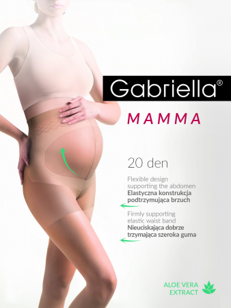 Dresuri si ciorapi dama - Ciorapi dama pentru gravide Gabriella Mamma 20 den