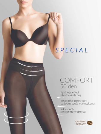 Sosete Dama - Ciorapi modelatori Comfort 50 den cu efect de compresie