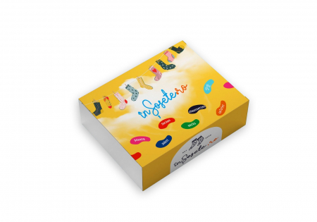 Gift Box-uri Amuzante - Cutie cadou inSosete.ro pentru 4 perechi de sosete