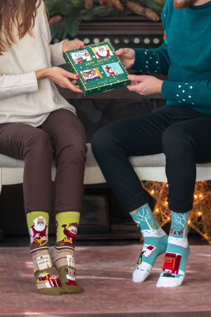 Cutie cu 4 perechi de șosete Arty Socks Poveste de Crăciun [3]