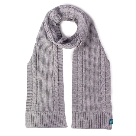 Gift Box-uri Casual - Cutie cu fular și șosete din Lână Merinos Gri Braid