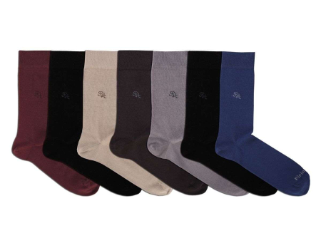 Gift Box-uri Casual - Cutie Lux cu 7 perechi de șosete din 98% Bumbac - Închis