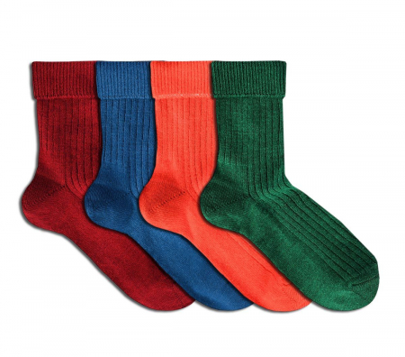 Produse - Merino box 4 verde, portocaliu, albastru, bordo