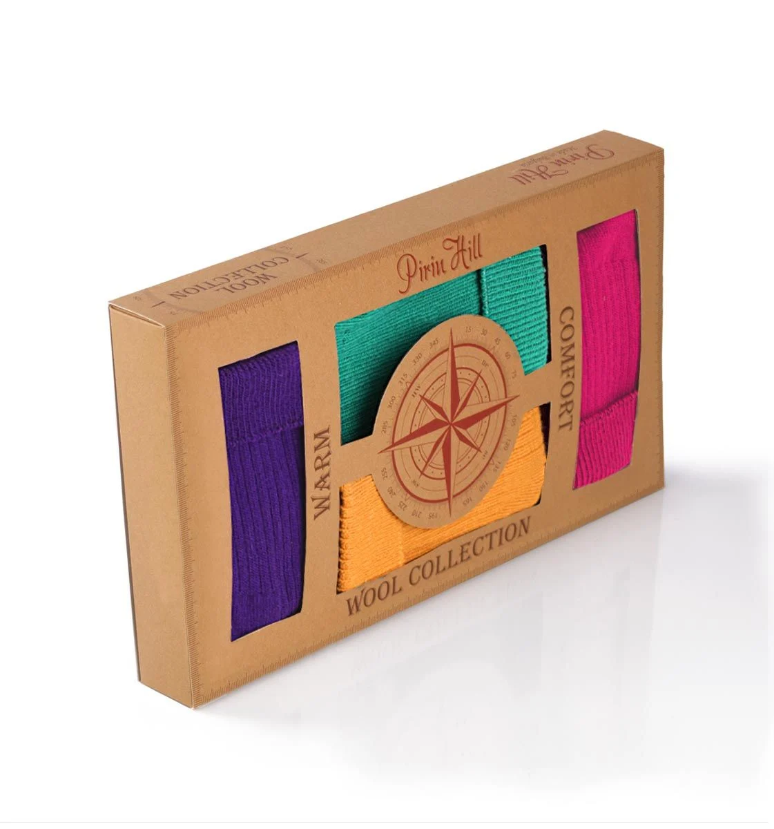 Produse - Merino box 4 mov, roz, galben, albastru