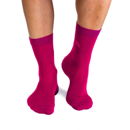 Sosete clasice barbati - Sosete bumbac organic 98% COTTON RICH Fuchsia