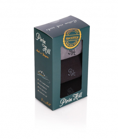Sosete clasice barbati - Sosete bumbac 98% Luxury Box 3buc