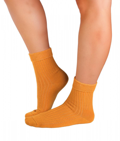 Merino Warm - Șosete groase din Lână Muștar