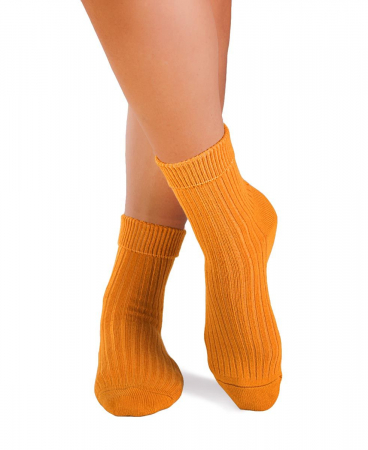 Merino Warm - Șosete groase din Lână Muștar