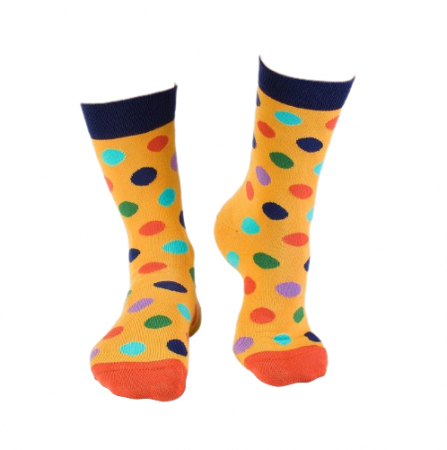 Sosete bambus buline Orange Yellow [7]
