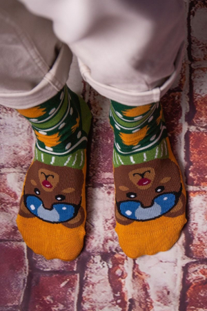 Sosete bambus de craciun Comfort Feet Socks CHRISTMAS BEAR [4]