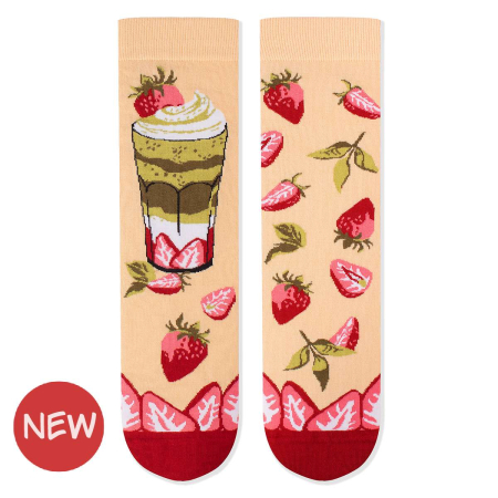 Sosete Dama - Șosete bumbac Arty Socks cu Matcha Portocaliu
