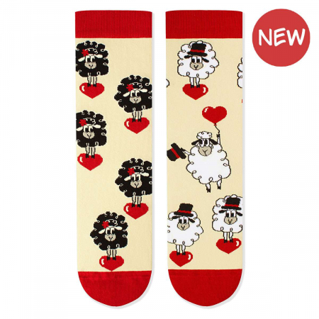 Dragoste - Sosete bumbac Arty Socks Oita Indragostita Ecru