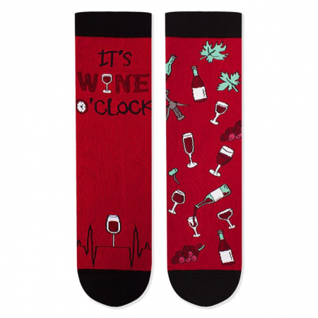 Bauturi - Sosete bumbac Arty Socks WINERY Bordeaux