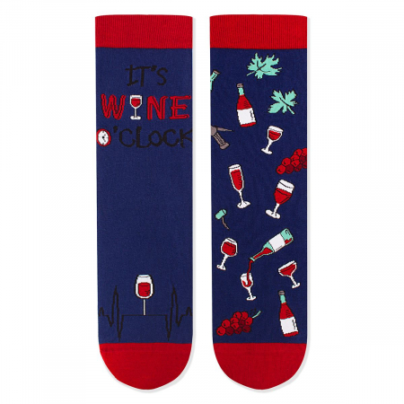 Bauturi - Sosete bumbac Arty Socks WINERY Jeans
