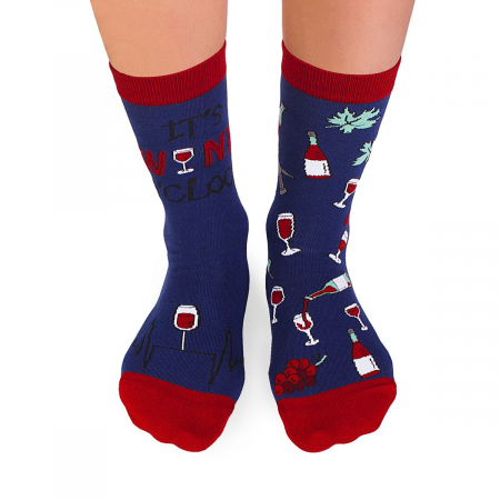 Bauturi - Sosete bumbac Arty Socks WINERY Jeans