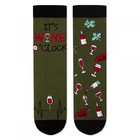Bauturi - Sosete bumbac Arty Socks WINERY Khaki