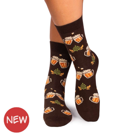 Produse - Sosete bumbac Bere Maro