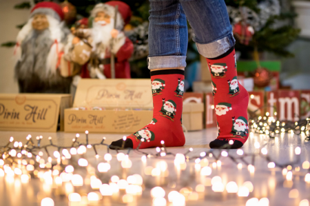 Sosete bumbac Christmas Box2, 3 BUC. [2]
