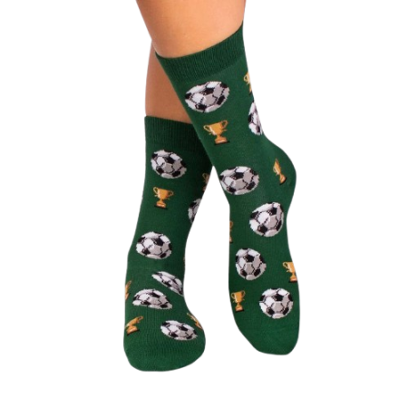 Sosete bumbac Fotbal Verde [2]