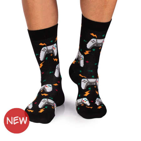 Meserii - Sosete bumbac Gaming Negru