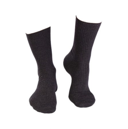 Sosete bumbac lungi fara elastic Antracit [3]