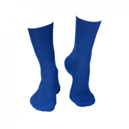Sosete bumbac lungi fara elastic Blue [8]