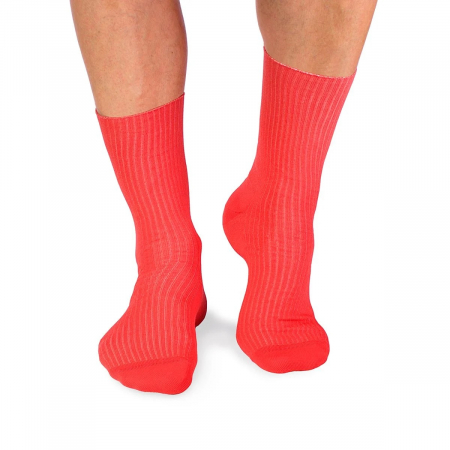 Sosete bumbac lungi fara elastic Coral [2]
