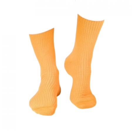 Sosete bumbac lungi fara elastic Yellow [10]