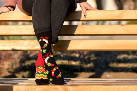 Sosete bumbac March Black [5]