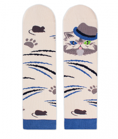 Sosete amuzante barbati - Sosete bumbac Mr.Cat