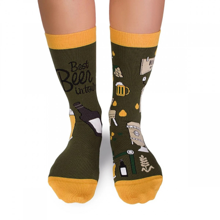 Bauturi - Sosete bumbac organic ARTY SOCKS Craft Beer