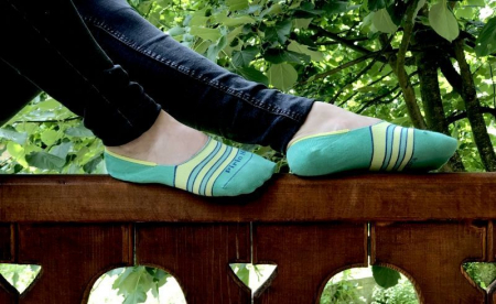 Sosete tip talpici INVISIBLE ORGANIC SOCKS Green [2]