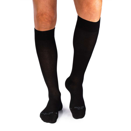 Șosete compresive lungi 3/4 din Bumbac Mercerizat Negru [3]