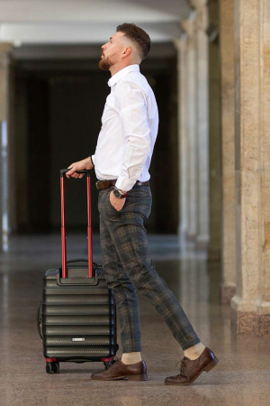 Șosete compresive pentru gambe late lungi 3/4 din Bumbac Mercerizat Bej [3]