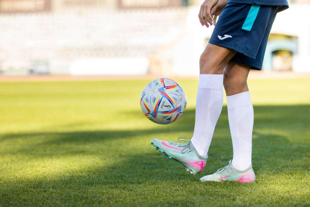 Șosete de fotbal lungi 3/4 - Alb [4]