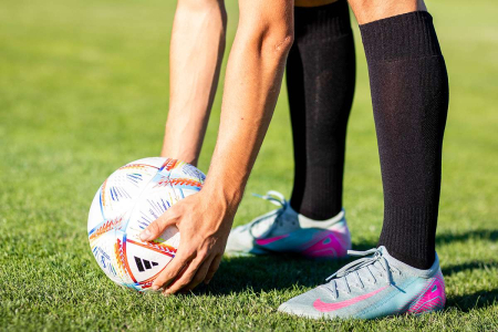 Șosete de fotbal lungi 3/4 - Negru [3]