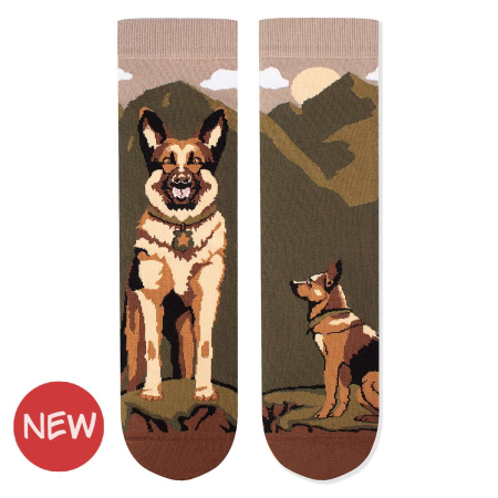 Sosete Dama - Șosete din bumbac Arty Socks cu Ciobănesc German