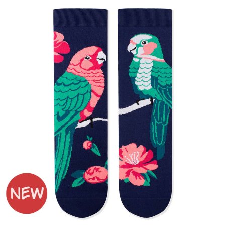 Dragoste - Șosete din bumbac Arty Socks cu Papagali