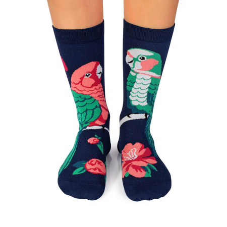 Dragoste - Șosete din bumbac Arty Socks cu Papagali