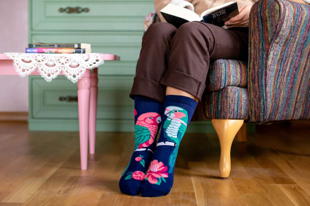 Șosete din bumbac Arty Socks cu Papagali [2]