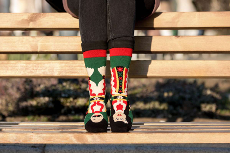 Șosete din bumbac Arty Socks Cuplu Tradițional Verde [2]