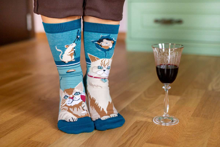 Șosete din bumbac Arty Socks Pisici și Șoareci [4]