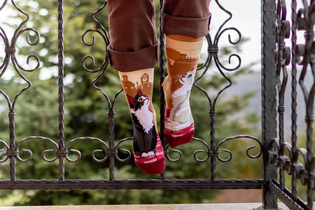Șosete din bumbac Arty Socks Pisici Urbane [4]