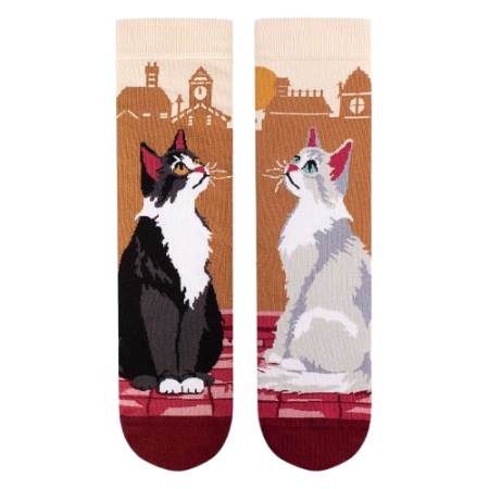 Șosete din bumbac Arty Socks Pisici Urbane [6]