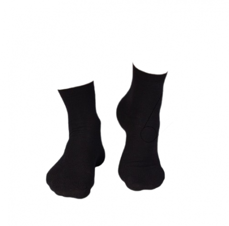 Sosete din in si bumbac LINEN SNEAKER SOCKS Negru [3]